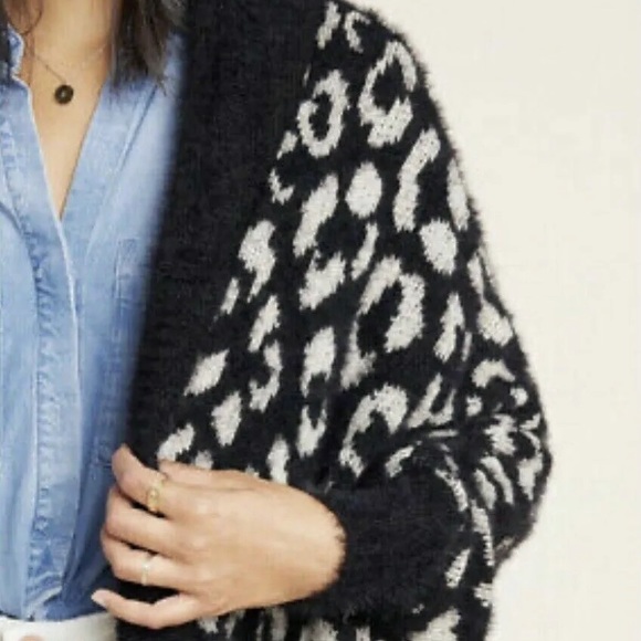 Anthropologie Akemi Kin black Louise cardigan sweater - Picture 2 of 10